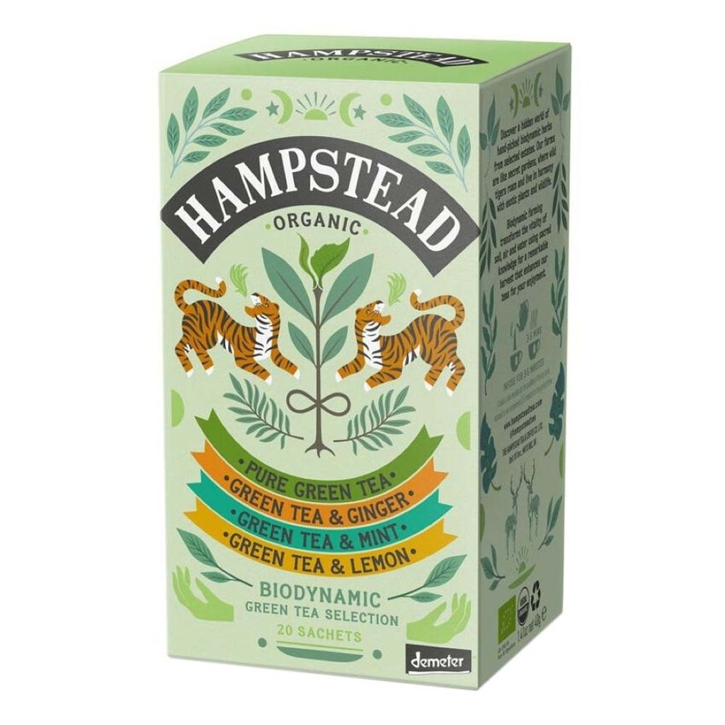 Hampstead Tea Green Selection, Grüner Tee, 20 Stück(e), Papierschachtel