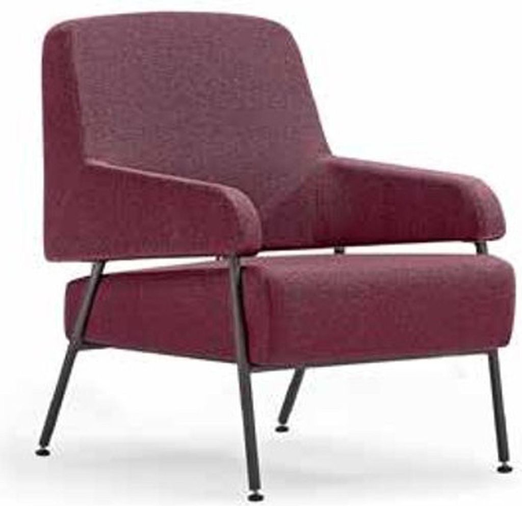 Ledersessel Club Lounge Sessel Einsitzer Ohrensessel Hotel Wartezeimmer