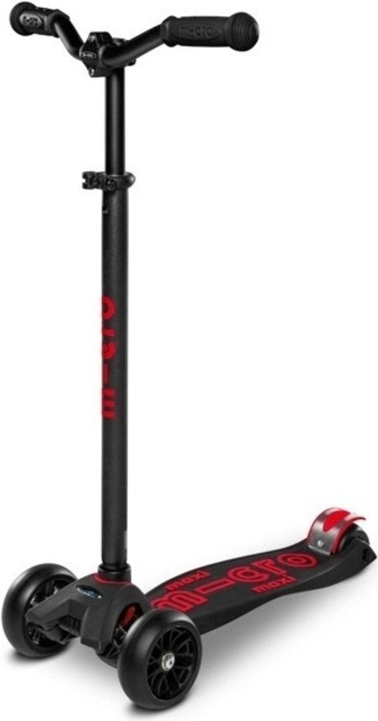 Micro Roller Maxi Deluxe Pro Schwarz/Rot