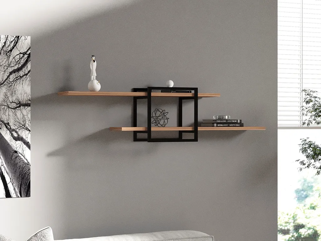 Optimisez vos Murs avec l'Étagère Murale Mone 120cm en Pin Atlantique