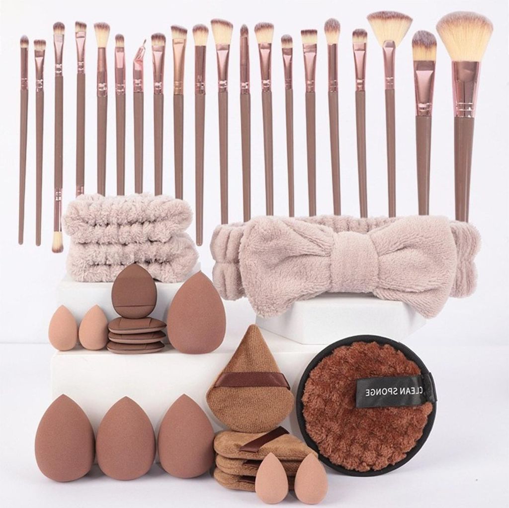 INF 40-teiliges Make-up Pinselset - Kosmetikpinsel mit Produktbild 