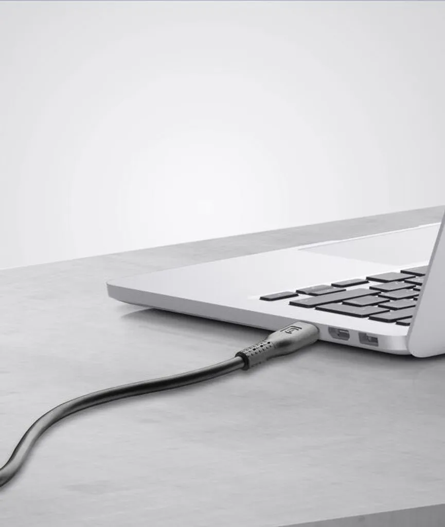 Câble USB-C 2m Charge Rapide 5A Cellularline avec Connecteurs Renforcés - 2