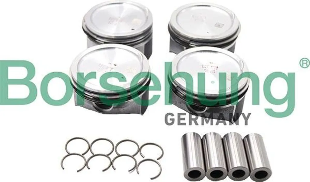 Jeu de segments de piston Borsehung B13577 OE 04E107065DT pour Golf VII