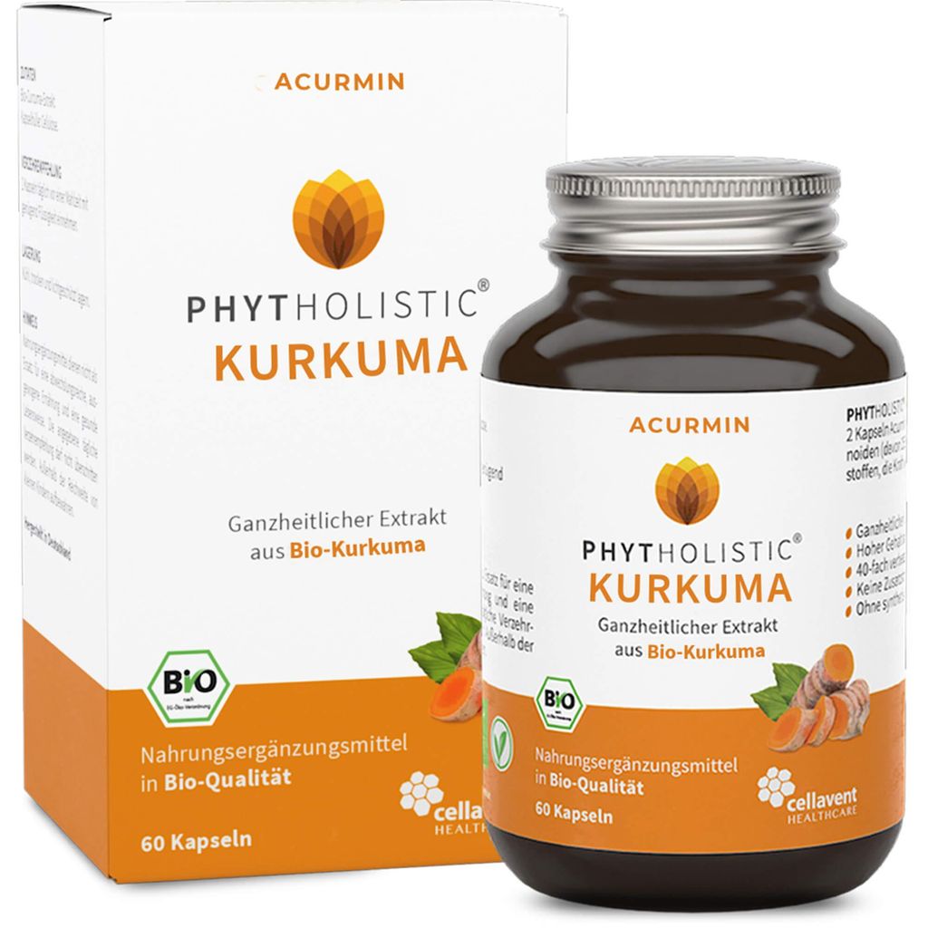 Acurmin Phytholistic -  Kurkuma Kapseln, 60 St. Kapseln Produktbild 