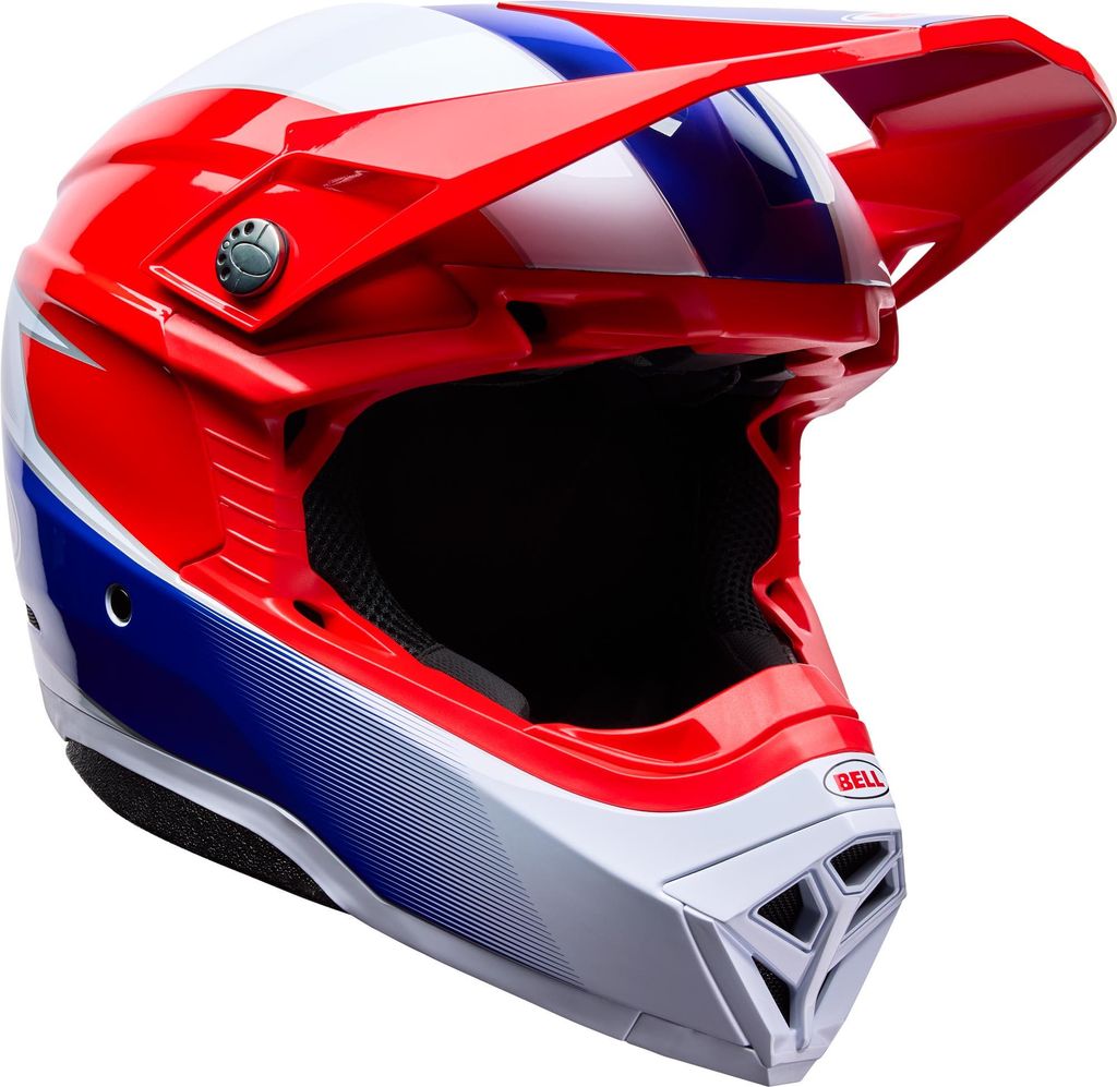 Bell Moto-10 MIPS Falcon Motocross Helm, rot/weiß, 2XL (61/62)