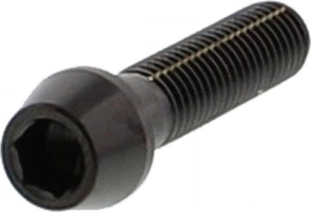 Schraube JMP konisch M8x1,25mm 35mm Edelstahl V4A schwarz