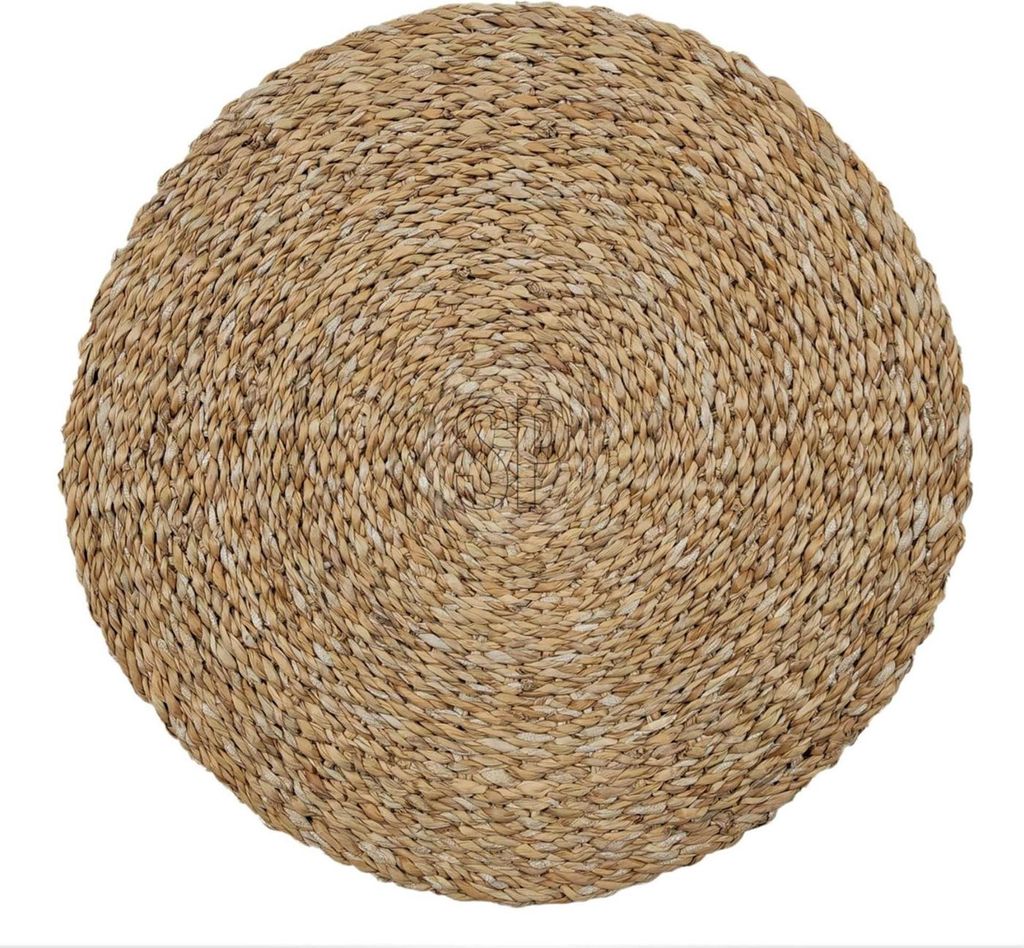 Tischset rund Seegras geflochten 37cm Natur Tischsets