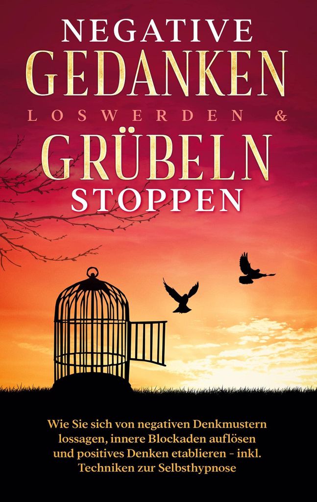 Negative Gedanken loswerden & Grübeln stoppen: Wie Sie sich von negativen Denkmustern lossagen, innere Blockaden auflösen und positives Denken et...