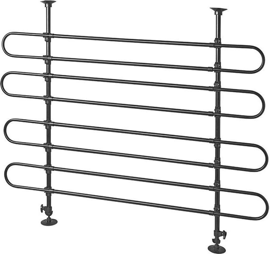 Gepäck- & Hundeschutzgitter 4x2-Rohre Metall
