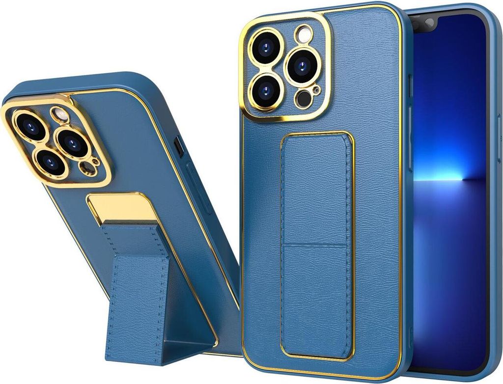 Hlle New Kickstand fr Samsung Galaxy A12 5G, mit Stnder, blau