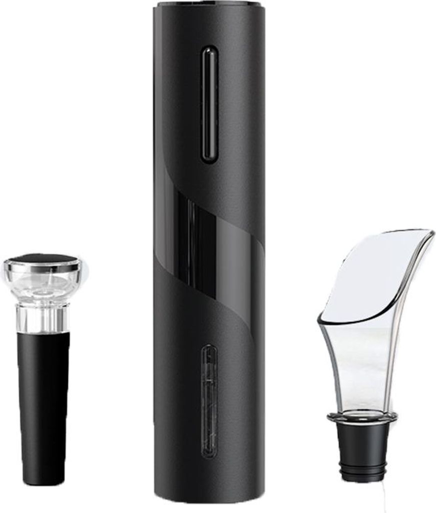Elektrischer Weinöffner, batteriebetriebener Flaschenöffner mit Folienschneider, Korkenzieherentferner per Knopfdruck für Zuhause, Küche, Party...