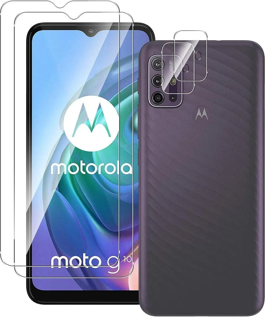 Kit Protezione Motorola Moto G10/G30: 4x Vetro Temperato 9H HD