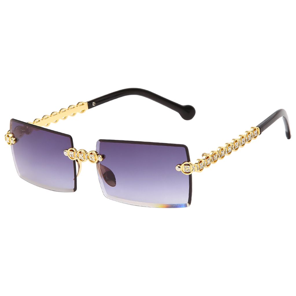 Retro Damen Herzform Sonnenbrille PC Rahmen Brille Mode Eyewears UV400