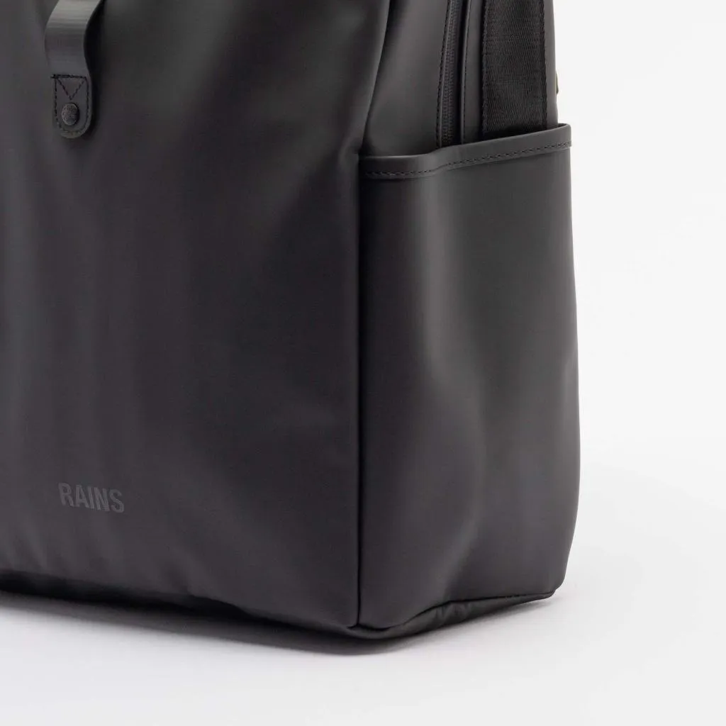 Sac à Dos Imperméable Rains Clip Front Backpack W3 Noir pour Ordinateur