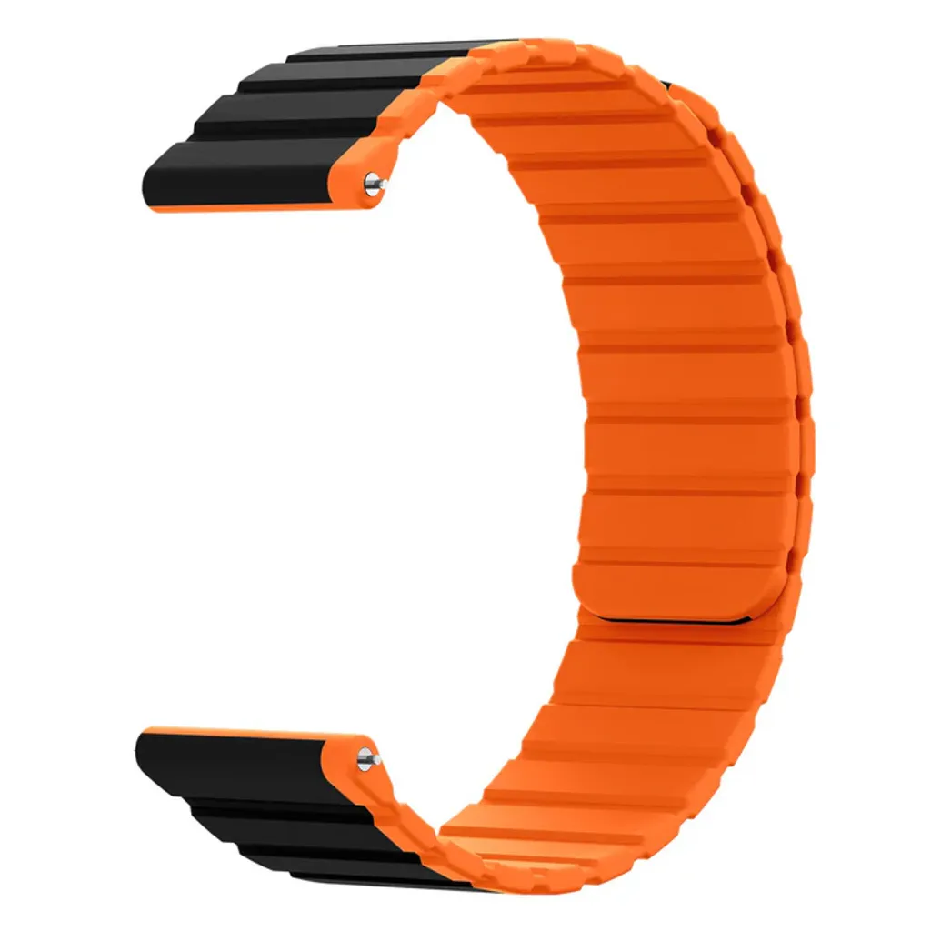 Cinturino SYSTEM-S 22mm Silicone Magnetico Arancione Samsung Watch 5/4