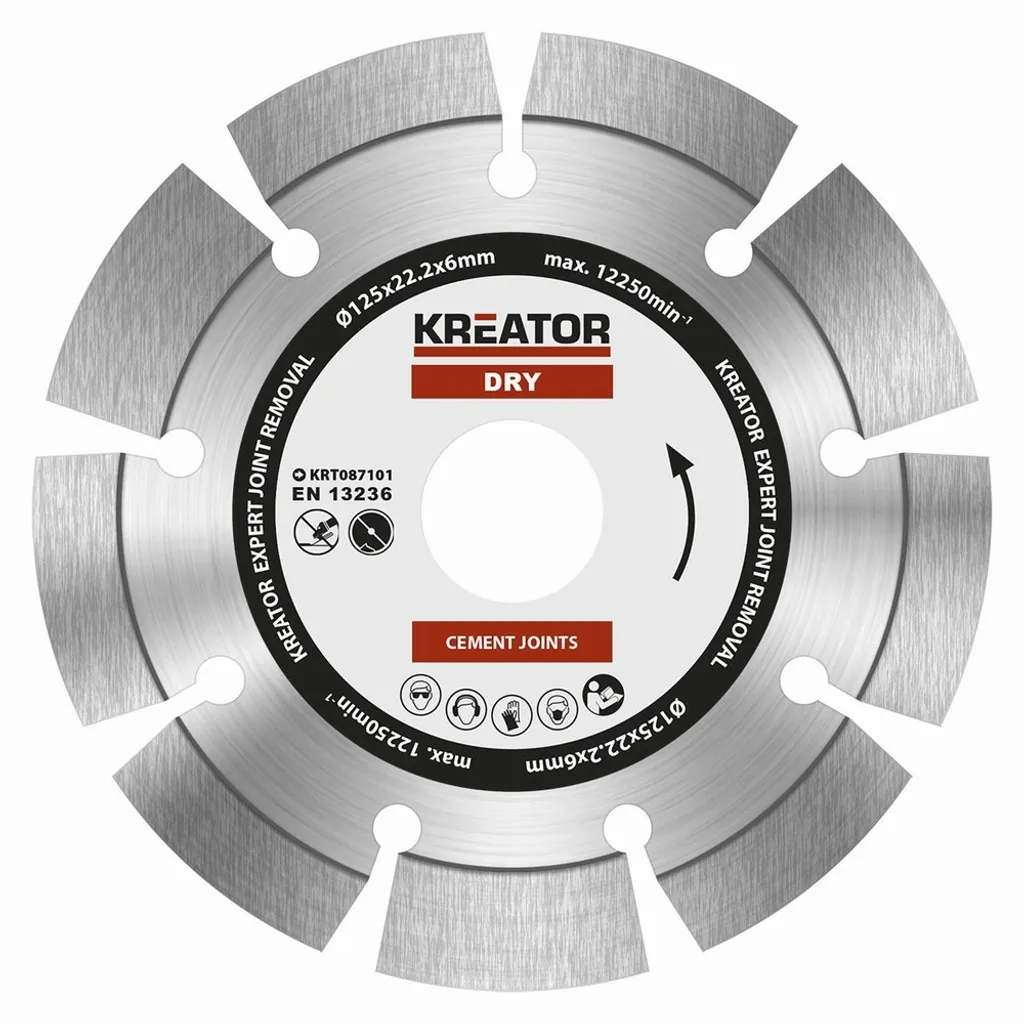 Fresa Diamantata per Fughe 125 x 22,2 x 6 mm | Rettifica a Secco