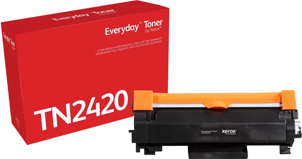 Toner Brother TN2420 Xerox noir - Idéal pour bureautique et télétravail