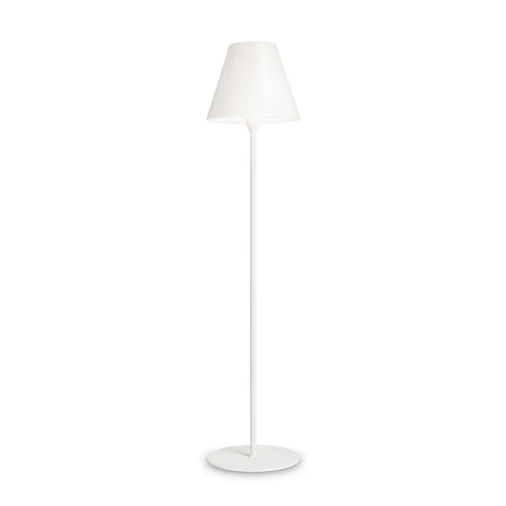 Ideal Lux Lampadaire Itaca Pt1 - Luminaire de Sol Blanc Design Moderne