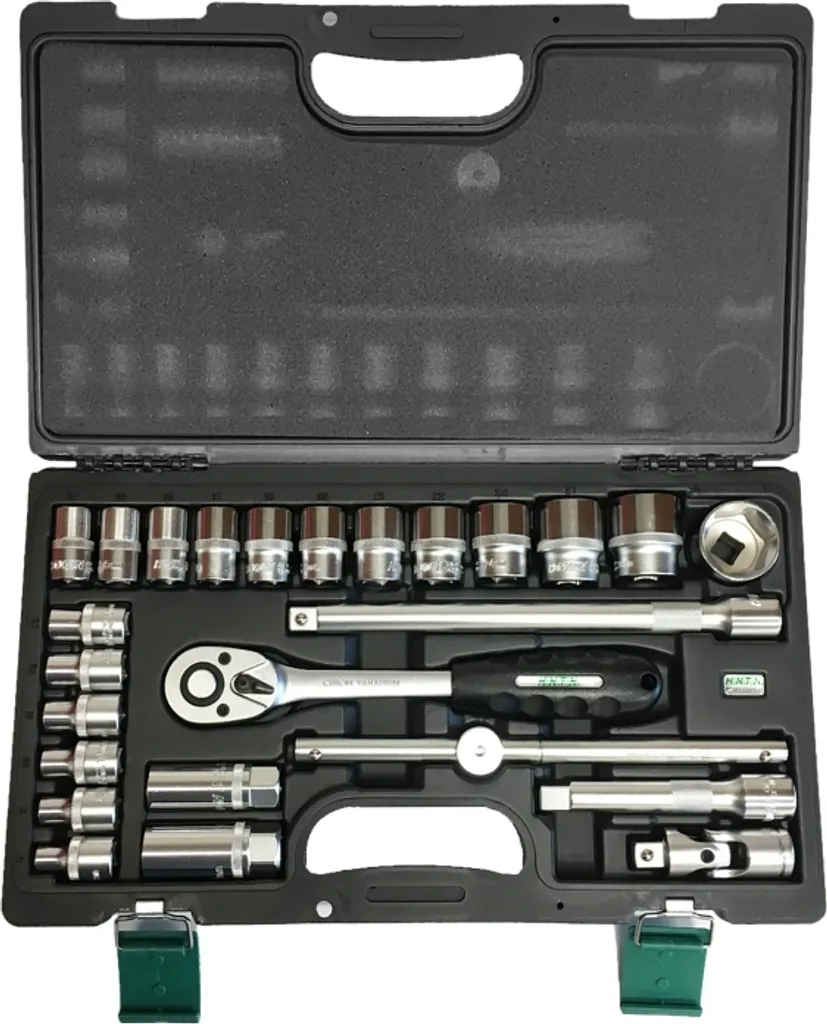Coffret de douilles Honiton 4025 en plastique robuste avec 25 pièces