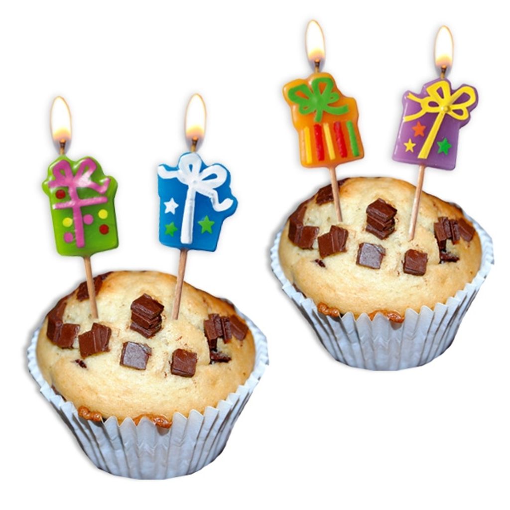 Deko Picker Geschenk 4 Stück sortiert