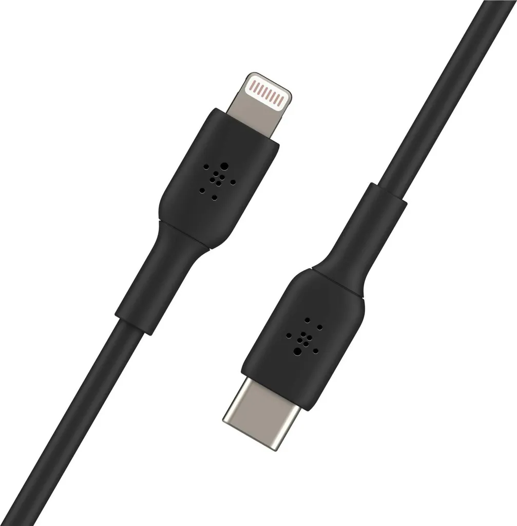 Câble Lightning Belkin BOOST Charge 2m Noir robuste pour iPhone et iPad - 2
