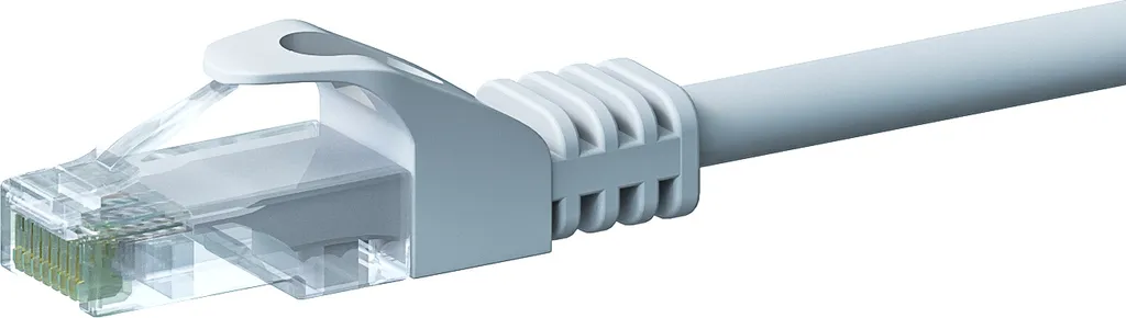 Cavo LAN Bianco 50cm CAT5e - Rame 100% per Internet Casa Veloce