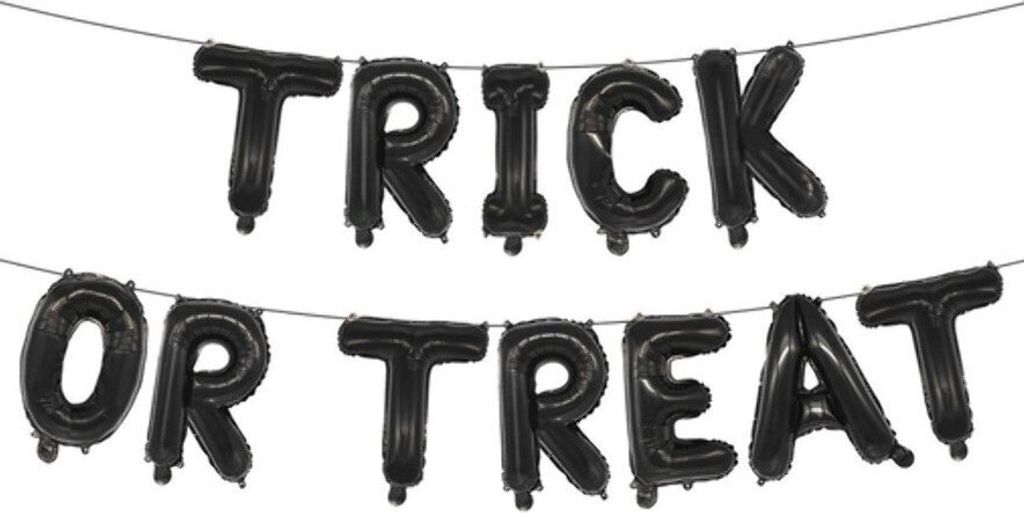Halloween Party Deko - Folienballon Girlande