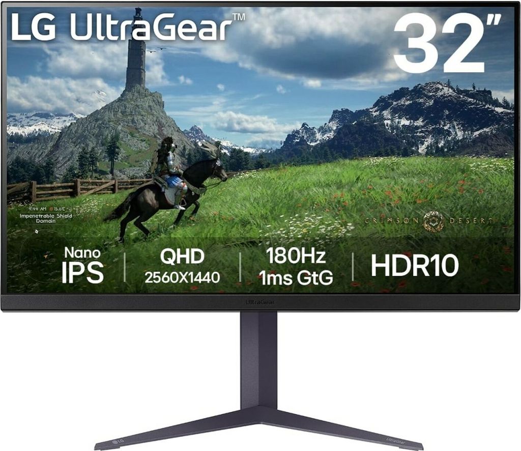 LG UltraGear 32GS85Q-B - LCD-Monitor - Gaming - 81.3 cm (32")