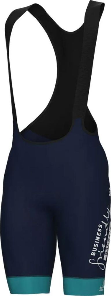 ALÉ Kurze Fahrradhose mit Trägern - BAHRAIN VICTORIOUS 2025 - Blau 3XL