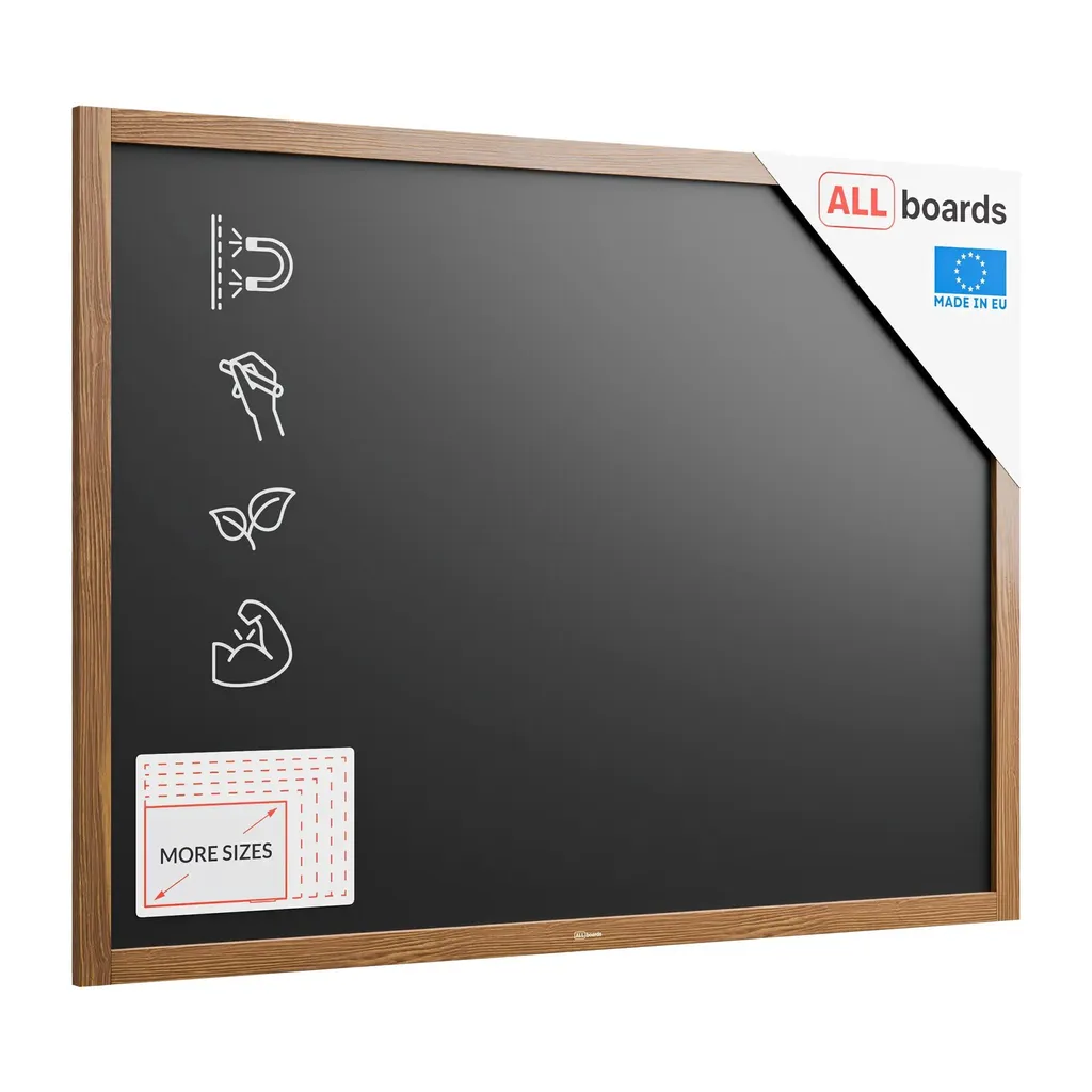 Offerta Lavagna Magnetica 120x90 Cornice Legno - Miglior Prezzo