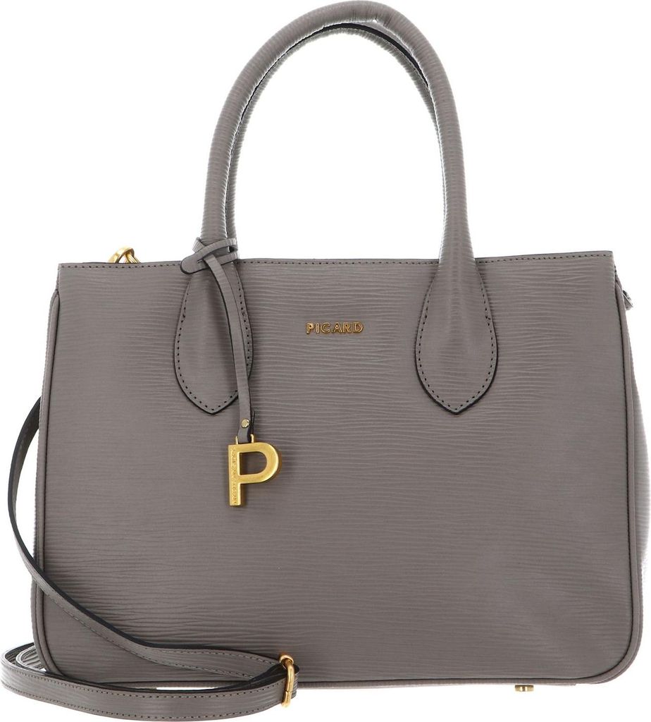 PICARD Handtasche Umhängetasche Calais Shopper Cement taupe