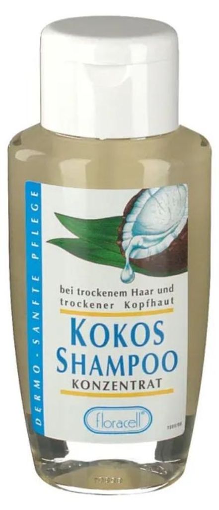 Floracell Kokos Shampoo bei trockenem Haar und trockener Kopfhaut, 200 ml Shampoo