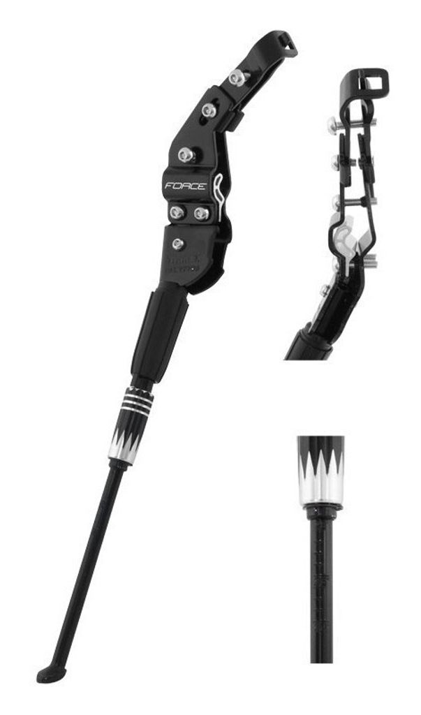 Ständer FORCE NEO 24-28" Alu hinten+Reduzierung,schwarz