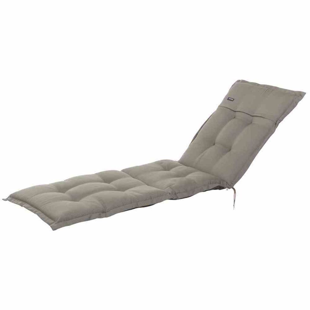 Madison Ligbed Kissen 60x200 cm Rib Leber für Gartenliege, verstellbar, 50% Baumwolle, 50% Polyester