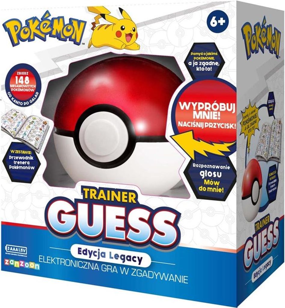 Pokemon Trainer Guess Legacy Edition, interaktives Spiel für Pokemon-Fans, spannendes Spielzeug