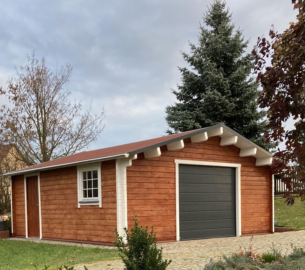 Fjordholz Holzgarage Modell Kiel 70