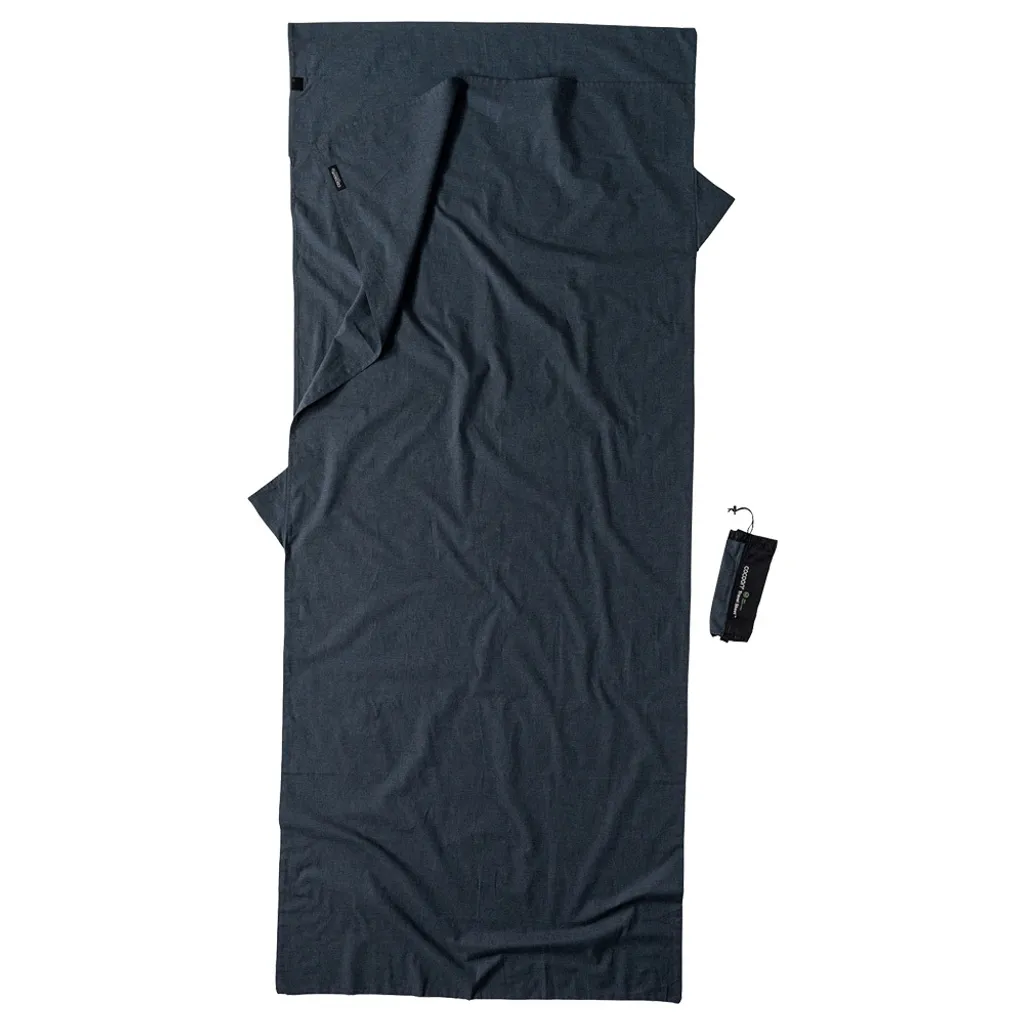 Sac de couchage d'appoint TravelSheet drap en coton bio gris