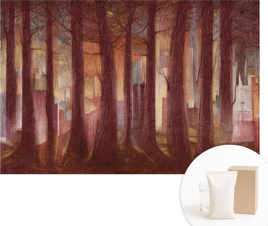 Fototapete - Wandbilder für Wohnzimmer - 104x70 cm - Dekorative Wandfolie - Modernes Design für Wanddekoration - Tapeten für Innenräume - Gehei...