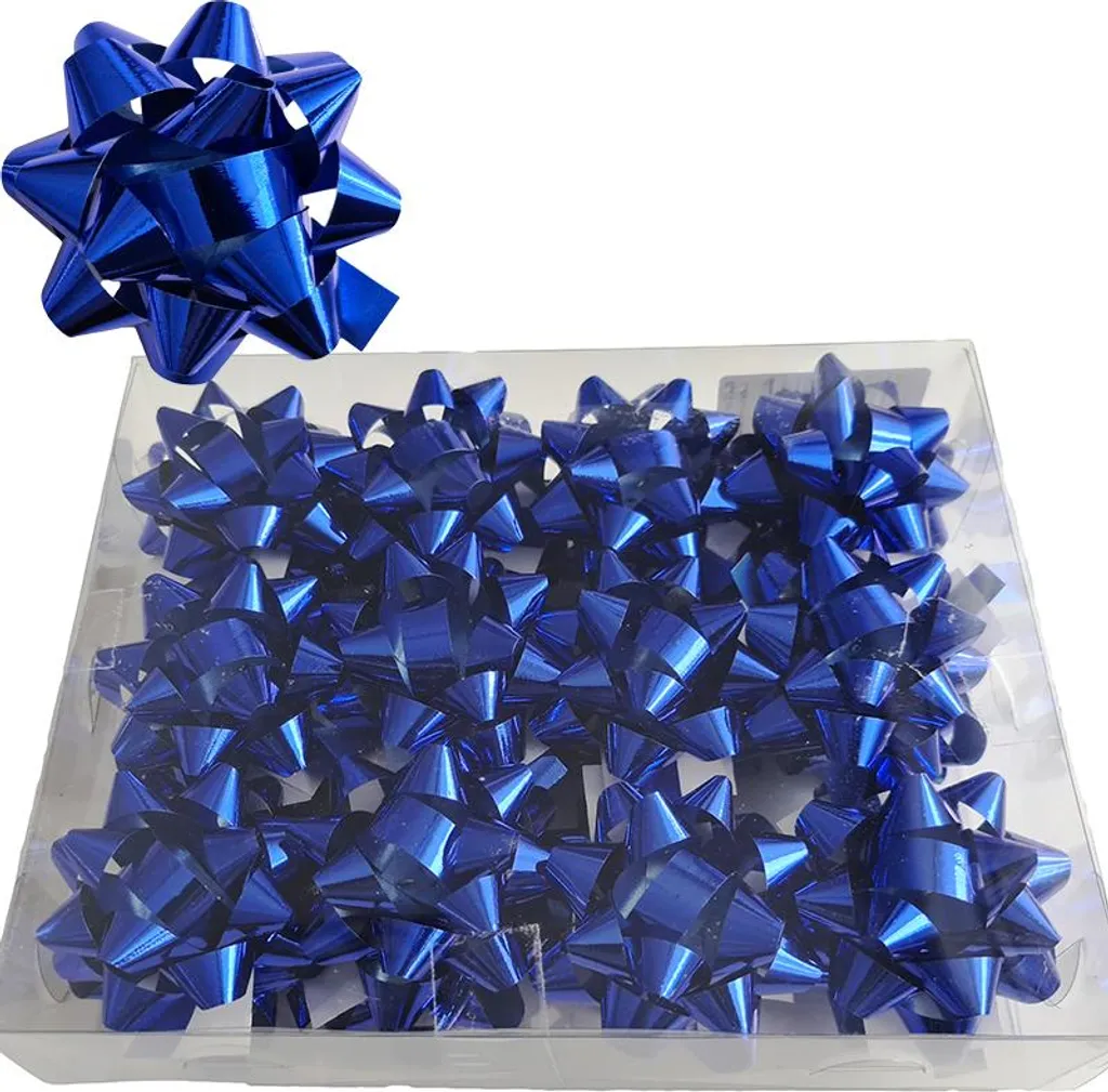 Decorazioni Rosoni Blu Navy 5cm - 24 Adesivi Rimovibili per Camerette