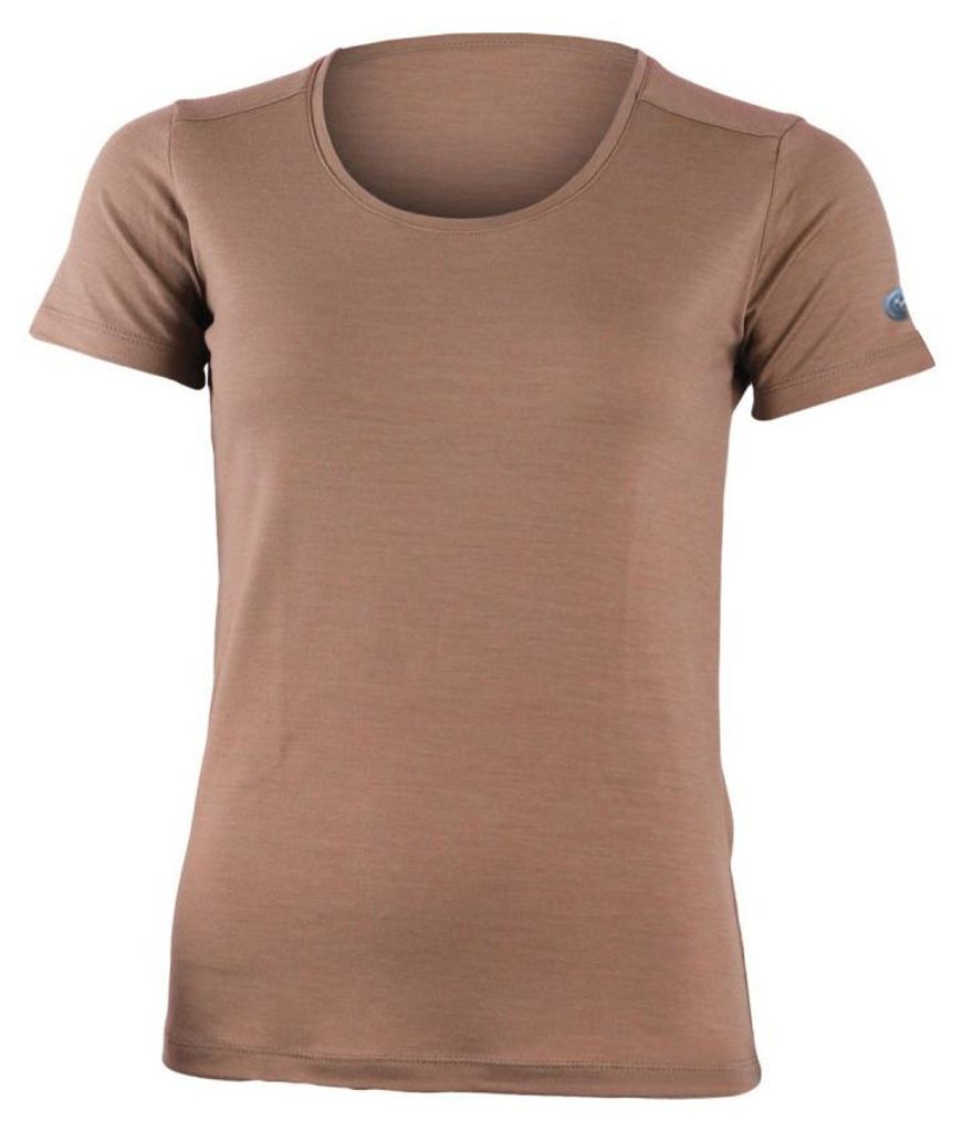 IRENA Damen Merinowoll-Kurzarm-T-Shirt