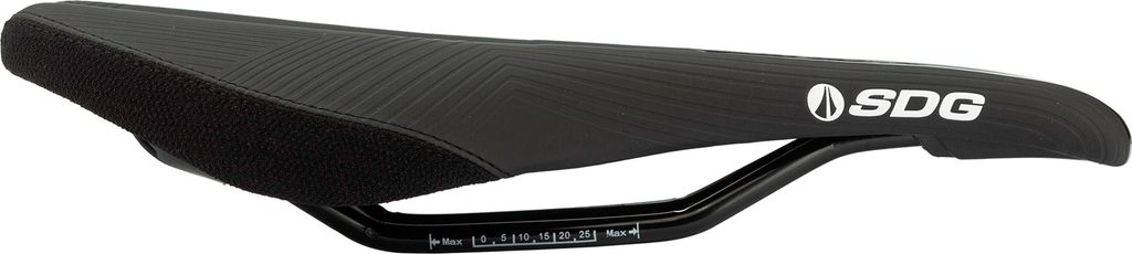 SDG Duster MTN P Sattel, Stahl 7x7mm, black/black