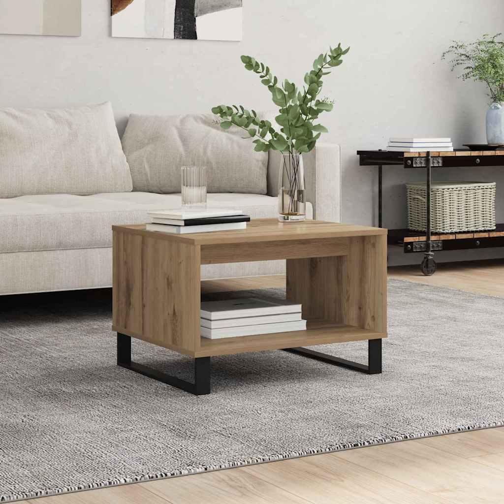 Maison Exclusive - Couchtisch Artisan-Eiche 60 x 50 x 40 cm Holzwerkstoff