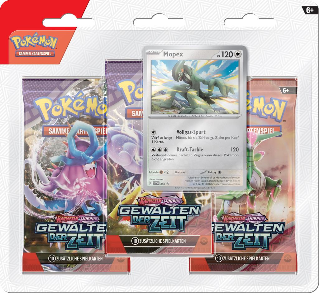 Pokemon Karmesin & Purpur - Gewalten der Zeit: Mopex Produktbild 