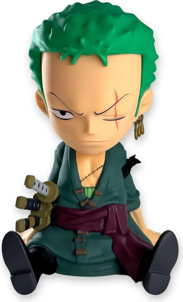 Plastoy Figurka Skarbonka One Piece Zoro 18cm - Kolekcjonerska Premium