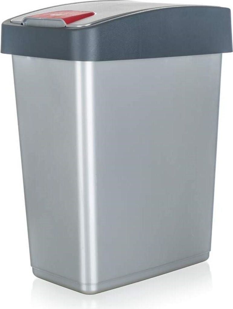 keeeper Abfalleimer "magne" 25 Liter silber / grau Produktbild 