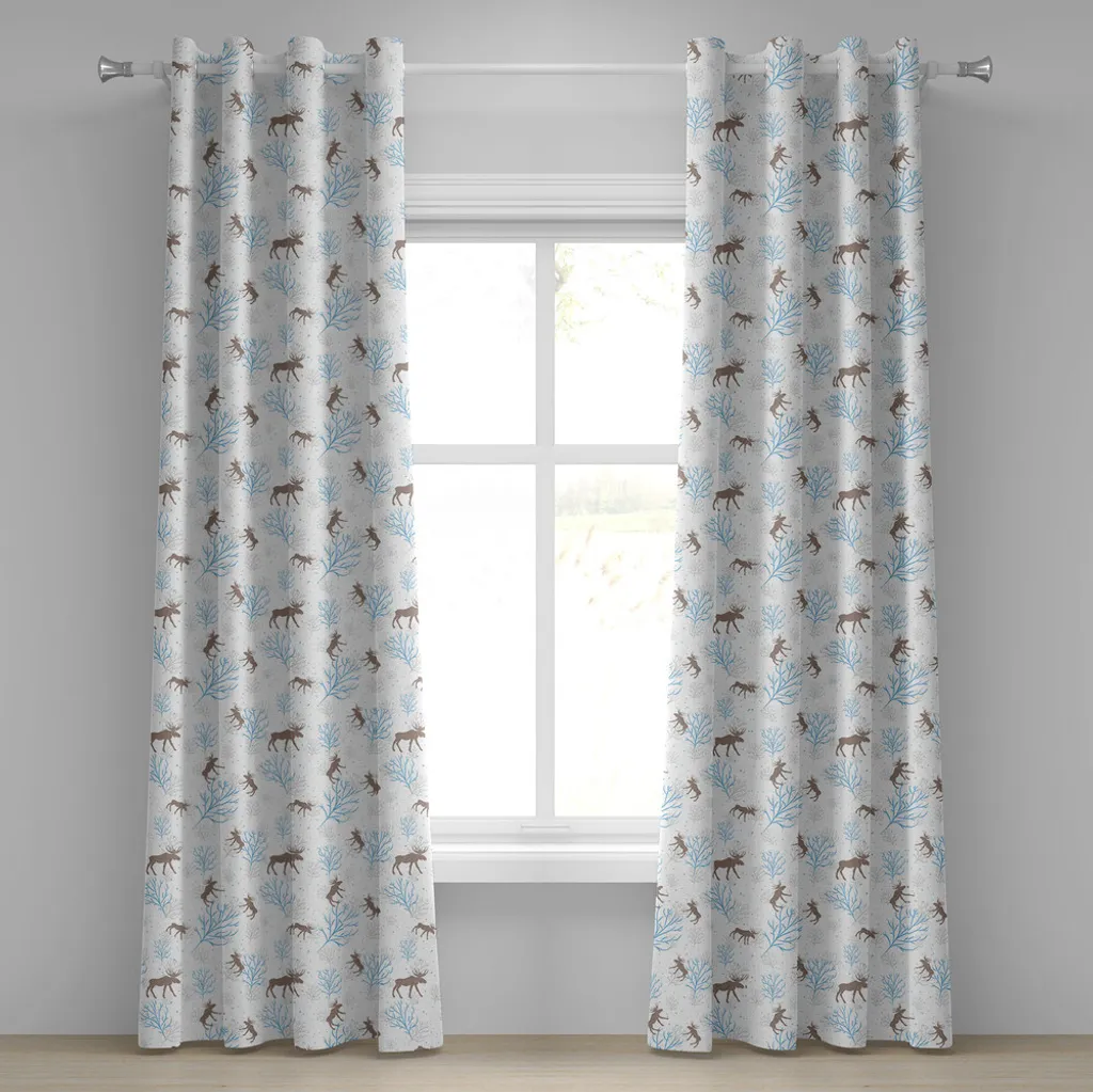 Offerta Tende ABAKUHAUS 280x225cm - Qualità Garantita Foresta Retrò