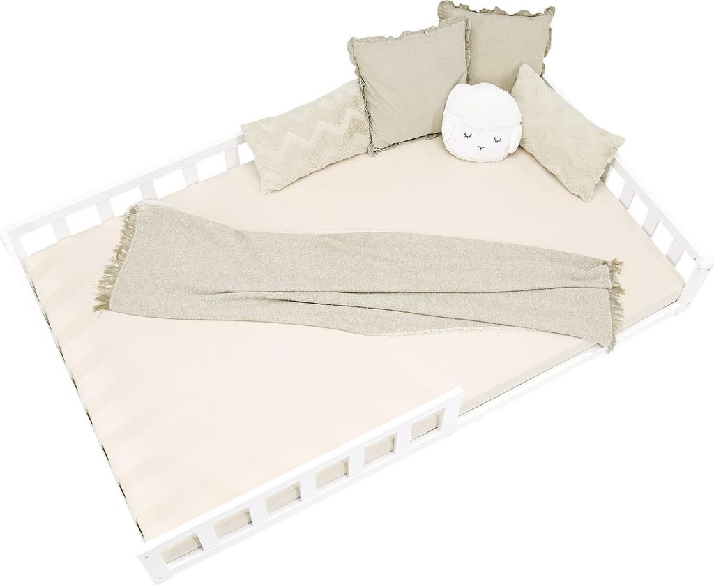 Lit D'Enfant 120x200 cm Lit Montessori avec Barriere en Image du produit 