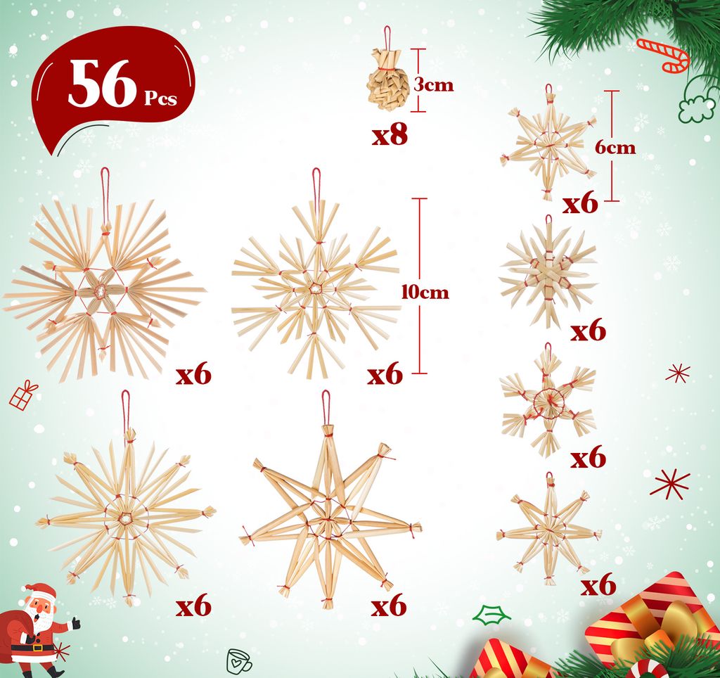 Schneeflocken Anhänger 20-tlg. - DIY Schmuckzubehör Für Weihnachts Schmuck