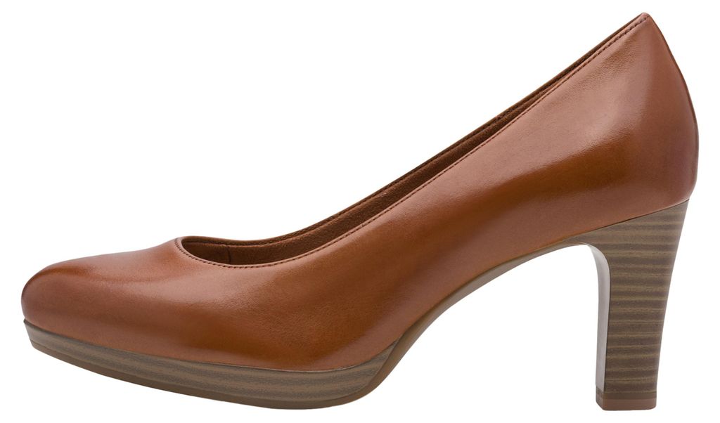 Décolleté in pelle con tacco, modello 1-22410 Immagine del prodotto 