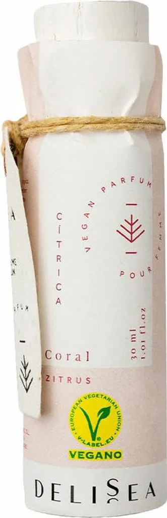 CORAL VEGAN Eau de Parfum 30 ml - Parfum Doux pour Peaux Sensibles Bio